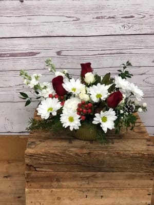 Festive Fiero Fresh Arrangement Flower Bouquet