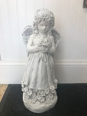 Flower Girl Stone Angel Flower Bouquet