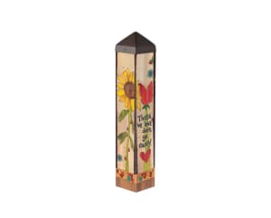 With Us Everyday 20" Art Pole Flower Bouquet