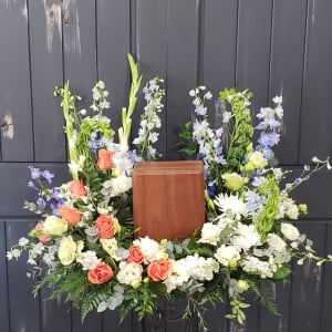 Sunrise, Sunset Large Urn Box Surround Flower Bouquet