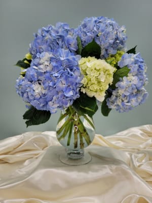 Blue Hydrangeas Flower Bouquet