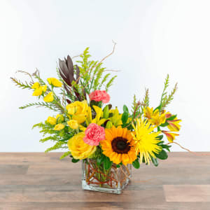 Sun-Kissed Garden Flower Bouquet