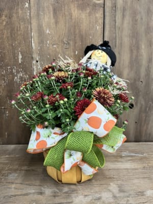 Cheerful Mums for Fall Flower Bouquet