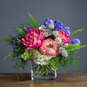 Coral Peony Flower Bouquet