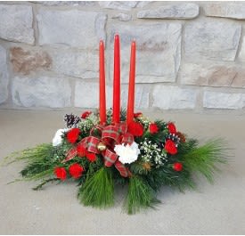 Festive Family Christmas Flower Bouquet