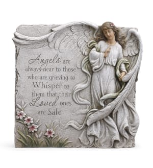 Angels Plaque Flower Bouquet