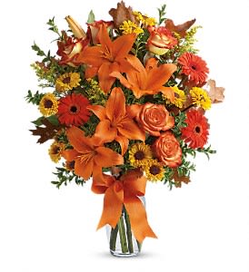 Burst of Autumn Flower Bouquet