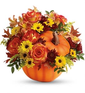 Teleflora's Warm Fall Wishes Bouquet Flower Bouquet