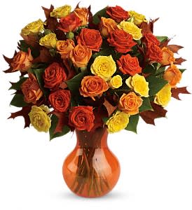 Teleflora's Fabulous Fall Roses Flower Bouquet