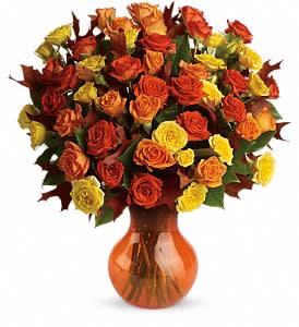 Teleflora's Fabulous Fall Roses Flower Bouquet