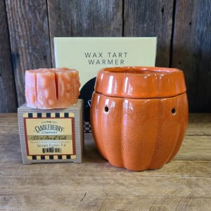 Pumpkin Tart Warmer w/Timer Flower Bouquet