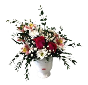 Vanilla Celfie Pot IF-876 Flower Bouquet