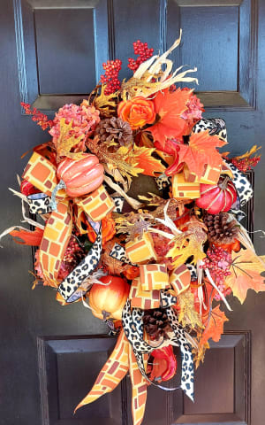 Fall into the Jungle Wreath