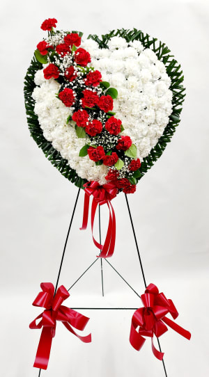 FUNERAL HEART 41 Flower Bouquet