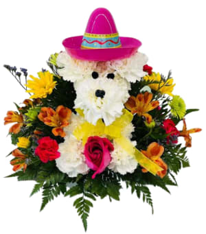 Fiesta Party Pooch P-9036 *ONLY 1 LEFT* Flower Bouquet