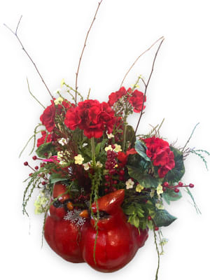 Classic Cardinals Silk Bouquet Flower Bouquet