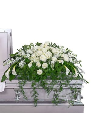 Eternal Peace Casket Spray Flower Bouquet