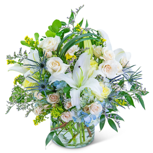 Bossa Nova Blues Flower Bouquet