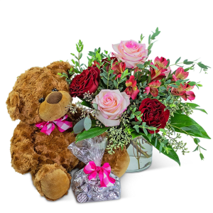 Velvet Gift Ensemble Flower Bouquet