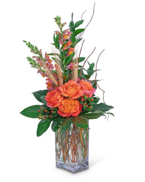 Captivating Coral Flower Bouquet