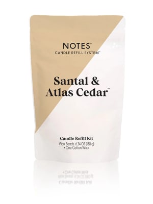 Santal & Atlas Cedar Candle Refill Kit Flower Bouquet