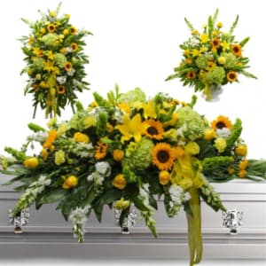 Sunshine 3 Piece Flower Bouquet