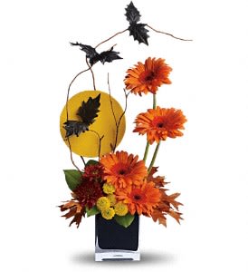 Teleflora's Boo-tiful Bats Flower Arrangement Teleflora's Boo-tiful Bats Flower Bouquet
