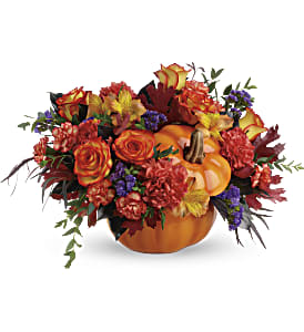 Teleflora's Hauntingly Pretty Pumpkin Bouquet Flower Bouquet
