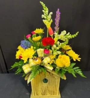 The Birdhouse Flower Bouquet