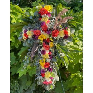 Floral Cross Flower Bouquet