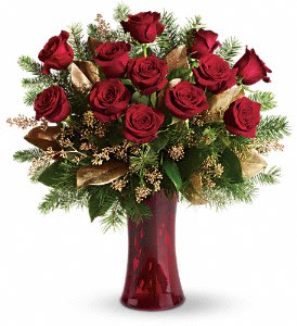 A Christmas Dozen Flower Bouquet