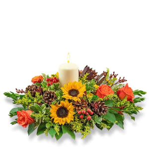 Spectacular Season Centerpiece Flower Bouquet