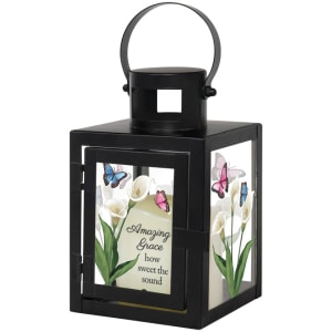 Amazing Grace How Sweet the Sound Lantern Flower Bouquet