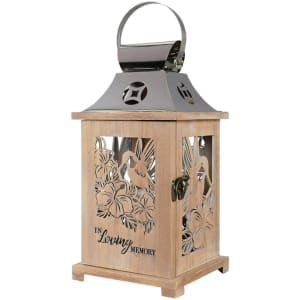 In Loving Memory Cutout Lantern Flower Bouquet