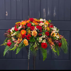 Rich Expressions Casket Spray Flower Bouquet