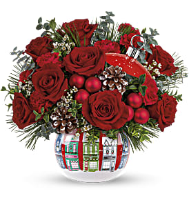 Teleflora's Snowy Village Bouquet Flower Bouquet