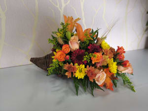 Falls Cornucopia Flower Bouquet