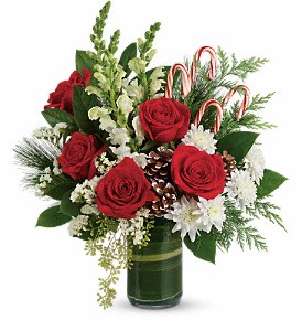 Teleflora's Festive Pines Bouquet Flower Bouquet