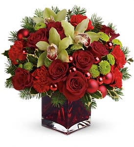Teleflora's Merry & Bright Flower Arrangement Teleflora's Merry & Bright Flower Bouquet