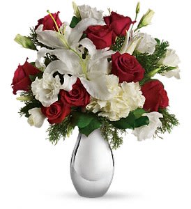 Teleflora's Silver Noel Bouquet Flower Bouquet