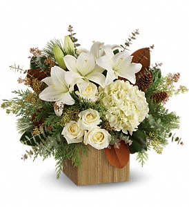 Teleflora's Snowy Woods Bouquet Flower Bouquet