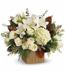 Teleflora's Snowy Woods Bouquet Flower Bouquet