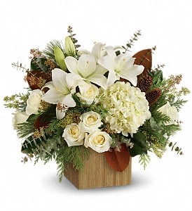 Teleflora's Snowy Woods Bouquet Flower Bouquet