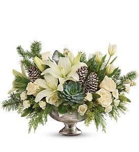 Teleflora's Winter Wilds Centerpiece Flower Bouquet