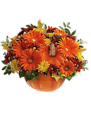 Country Pumpkin Flower Bouquet