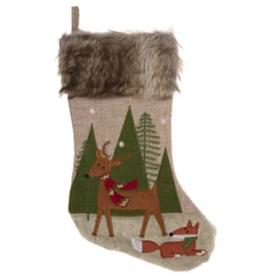 Reindeer & Fox Stocking Flower Bouquet