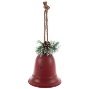 Red Rustic Bell 6" Flower Bouquet