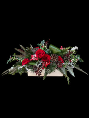 Holiday Harvest Centerpiece Flower Bouquet