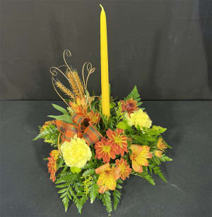 Give Thanks Round Centerpiece Flower Bouquet