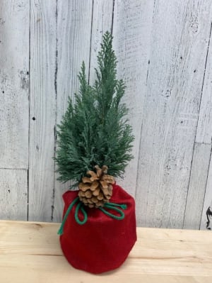 Christmas Tree Sack Flower Bouquet